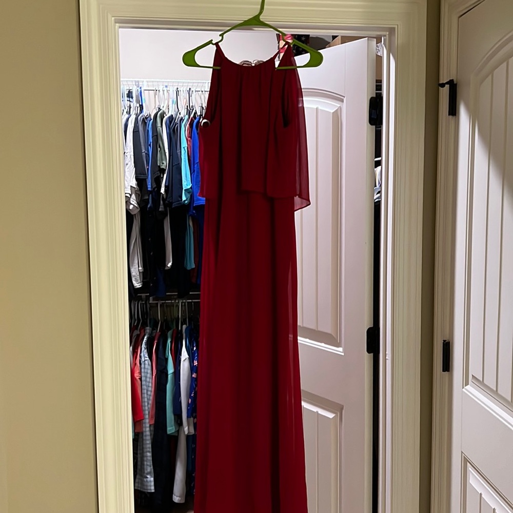 David’s Bridal Apple Bridesmaid dress